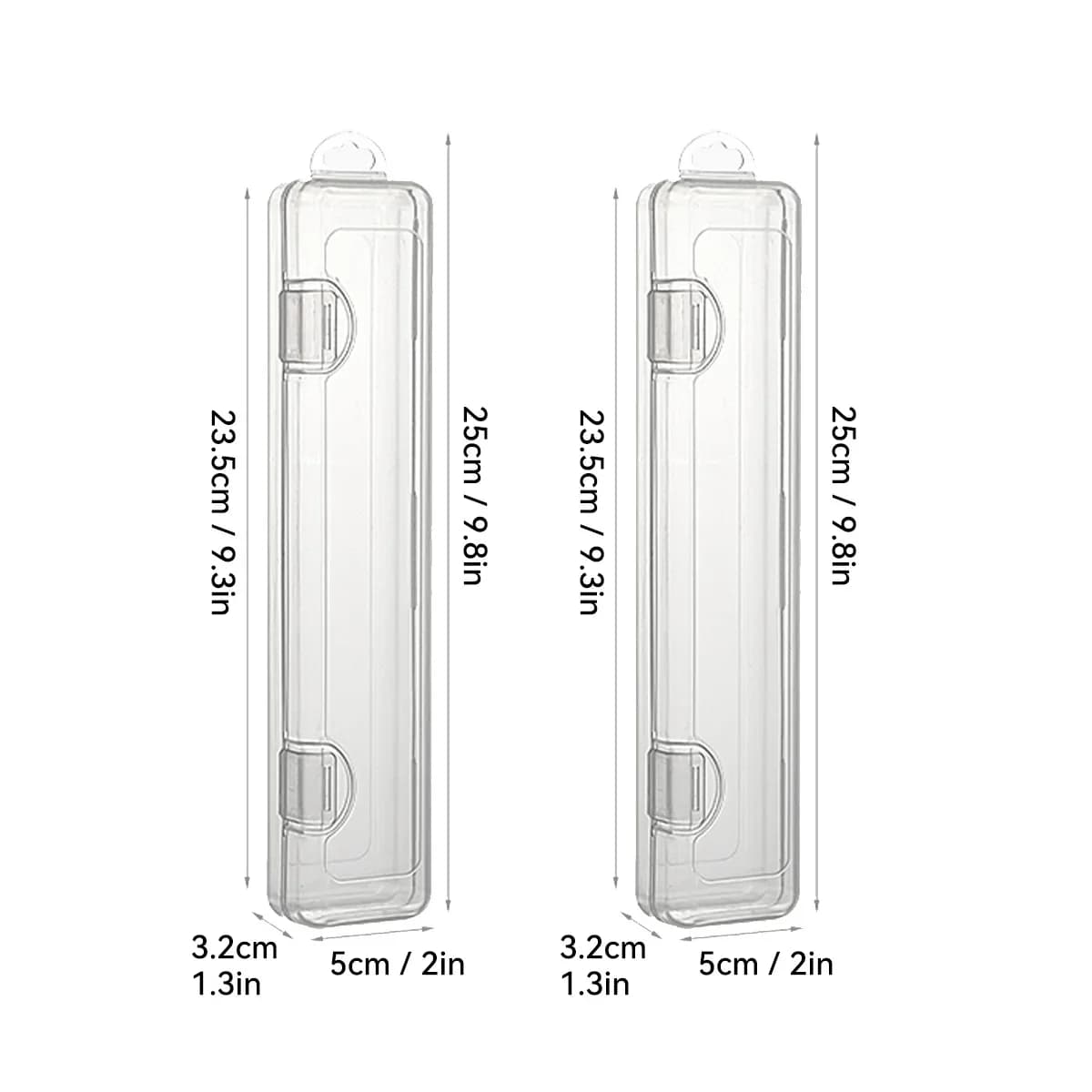 Caja portátil transparente para cubiertos Caja de almacenamiento para cubiertos de viaje con tapa abatible a prueba de polvo para palillos, tenedores y cucharas