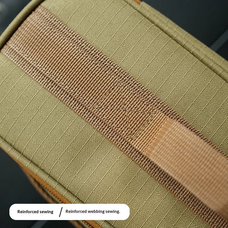 Bolsa de almacenamiento para vajilla de camping, multifuncional, portátil, organizador de cuencos y palillos para picnics y viajes al aire libre