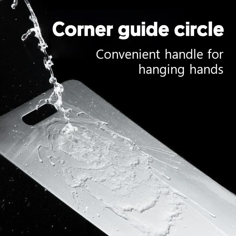 Tabla de cortar de acero inoxidable de 3 piezas: tabla de picar de doble cara y gran resistencia para carne, verduras, amasado de masa y preparación de cocina