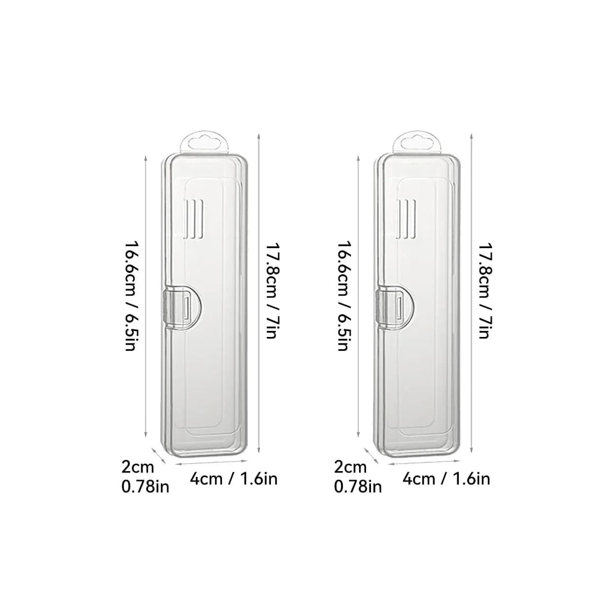 Caja portátil transparente para cubiertos Caja de almacenamiento para cubiertos de viaje con tapa abatible a prueba de polvo para palillos, tenedores y cucharas
