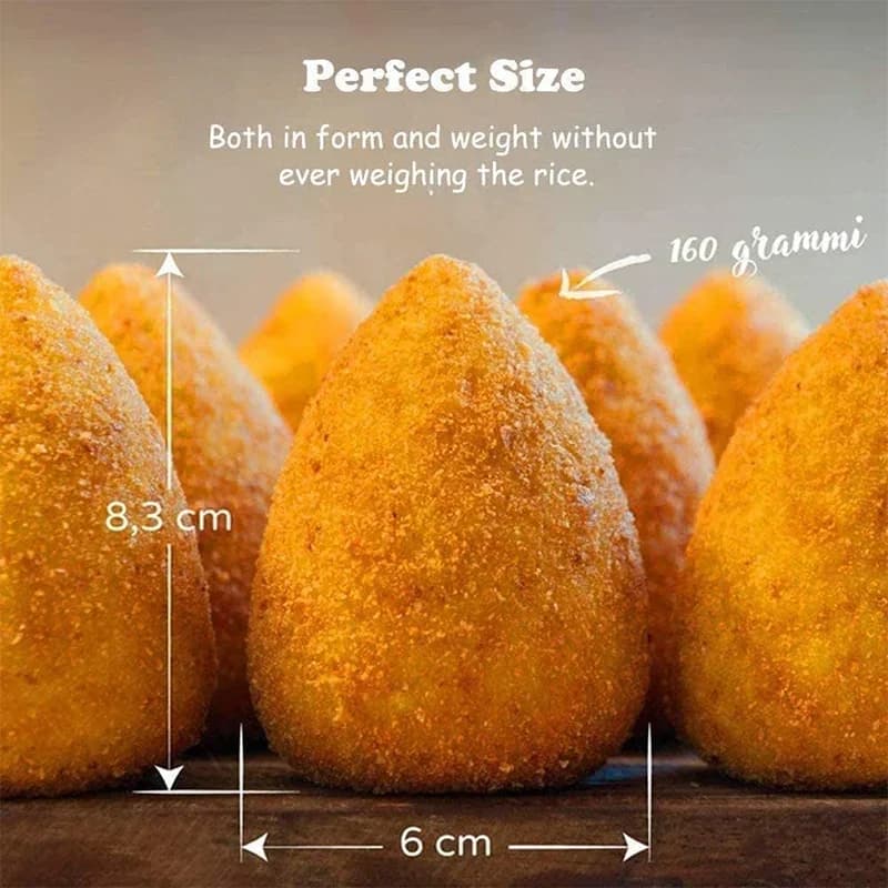 PGY Molde para arancini DIY, molde para bolas de arroz, herramienta para hacer sushi
