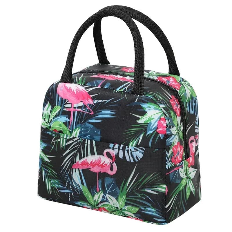 Bolsa de almuerzo grande e aislante, colorida, con forro de aluminio, bolsa bento engrosada, bolsa térmica para almuerzo y almacenamiento