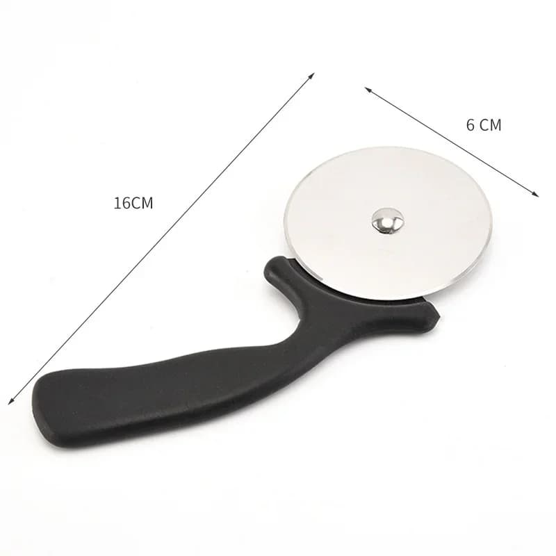Nuevos cortadores de pizza, accesorios de cocina, acero inoxidable, rodillo cortador de repostería, cuchillo para pizza, rueda cortadora de galletas y pasteles, tijeras de corte