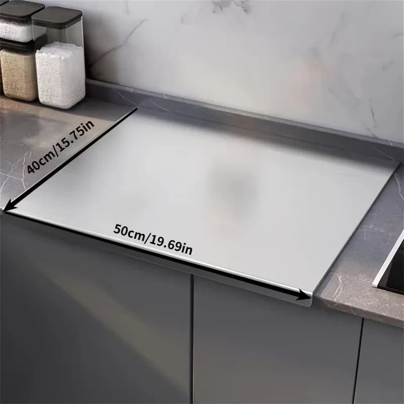 Tabla de cortar grande plegable de acero inoxidable, herramientas de cocina, barbacoa, artículos de cocina, accesorios de cocina para uso doméstico y exterior