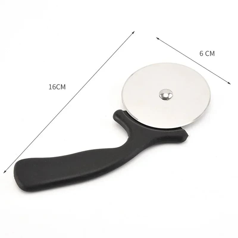 Nuevos cortadores de pizza, accesorios de cocina, acero inoxidable, rodillo cortador de repostería, cuchillo para pizza, rueda cortadora de galletas y pasteles, tijeras de corte