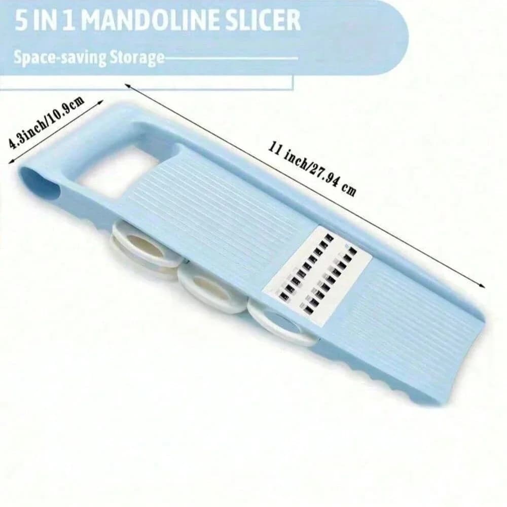 Cortador manual multifuncional 5 en 1 para verduras y frutas, rallador, picador de patatas para el hogar, utensilios de cocina, picador de verduras