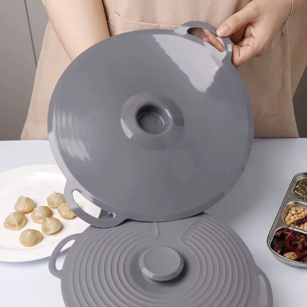 Tapas de silicona para cuencos, tapas para microondas anti salpicaduras, reutilizables y resistentes al calor, aptas para cuencos, platos, ollas, sartenes, vitrocerámicas y hornos