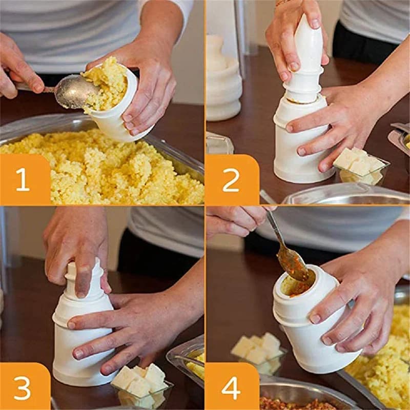 PGY Molde para arancini DIY, molde para bolas de arroz, herramienta para hacer sushi