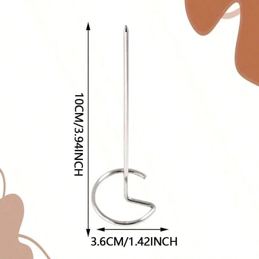 10/20/30pcs brochetas para kebab de acero inoxidable, palillos reutilizables para asar, herramienta para kebab, varilla de barbacoa de acero inoxidable para pollo