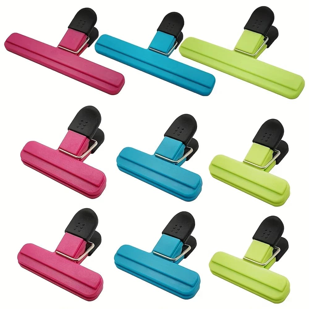 Pinzas de cocina resistentes multiusos Pinzas duraderas para bolsas de snacks y alimentos Organizador de almacenamiento para frescura y cierre seguro