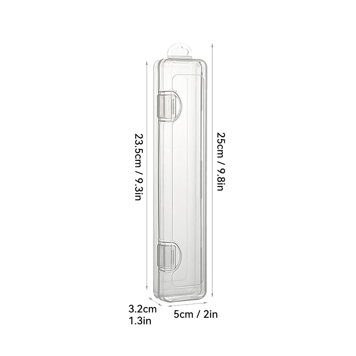 Caja portátil transparente para cubiertos Caja de almacenamiento para cubiertos de viaje con tapa abatible a prueba de polvo para palillos, tenedores y cucharas