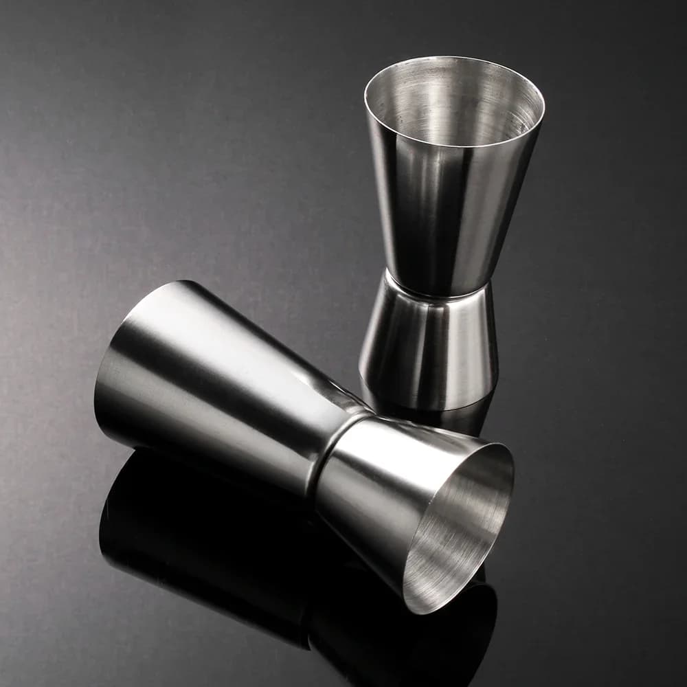 Vaso medidor de acero inoxidable, jigger, medidor doble para cócteles, botella medidora de alcohol, herramienta de bar para fiestas