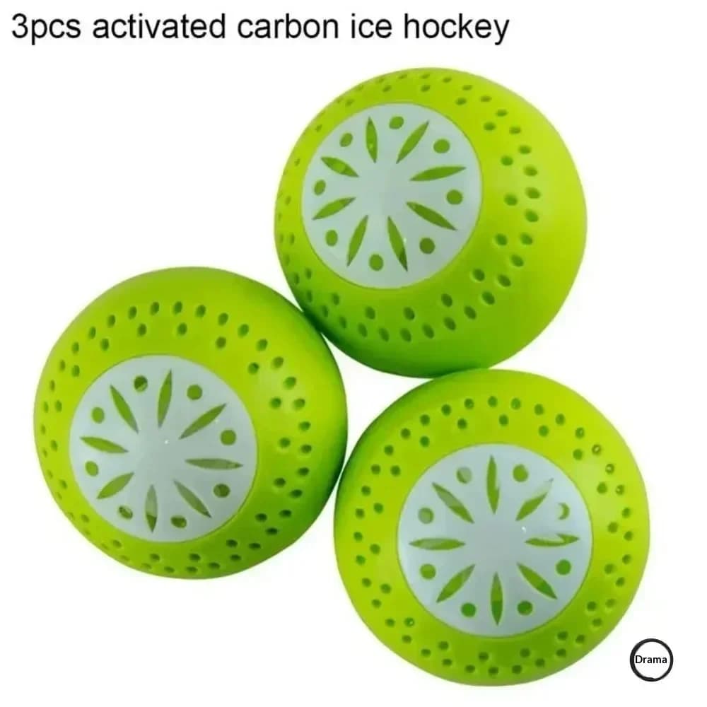 3 Piezas/juego Desodorante para Refrigerador, Bolas Eliminadoras de Olores para Nevera con Carbón Activo, Herramienta de Cocina Productos de Limpieza para el Hogar