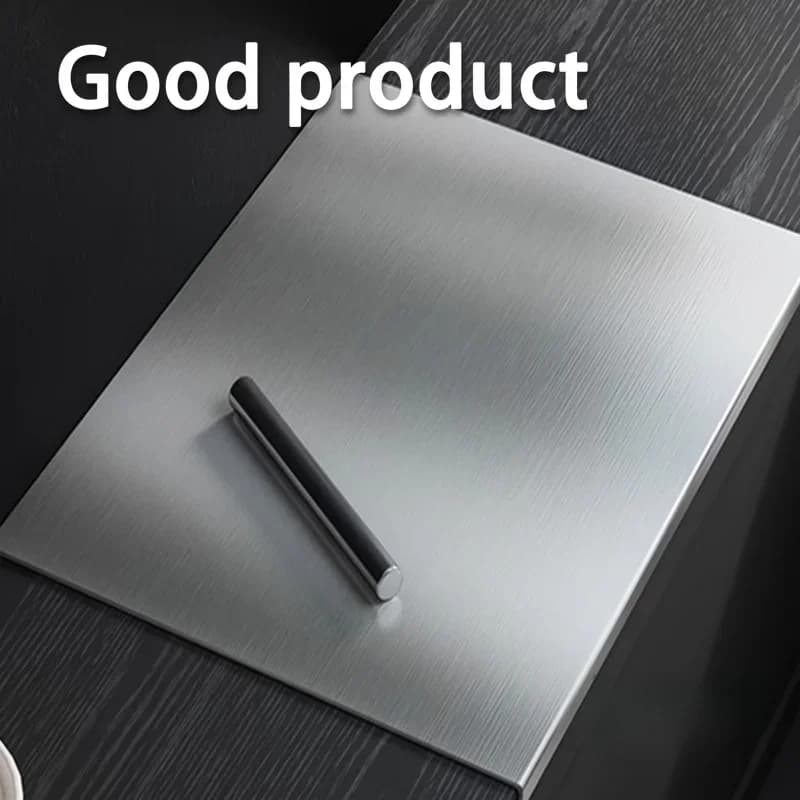 Tabla de cortar grande plegable de acero inoxidable, herramientas de cocina, barbacoa, artículos de cocina, accesorios de cocina para uso doméstico y exterior