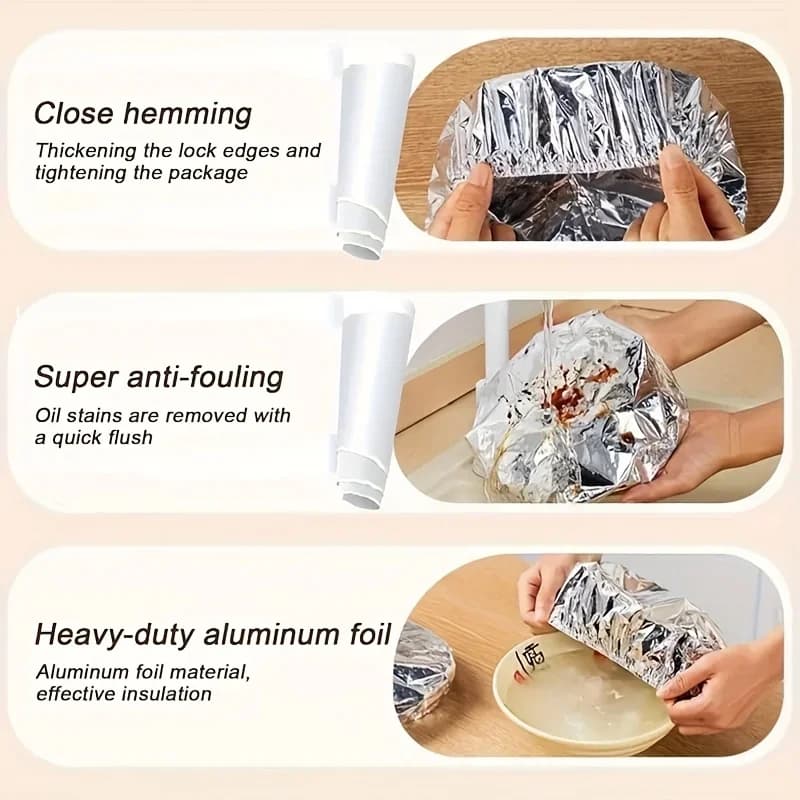 10/100pcs Tapa de papel de aluminio resistente al calor, aislamiento para cuencos y platos, mantiene la comida caliente y fresca, film transparente de grado alimentario