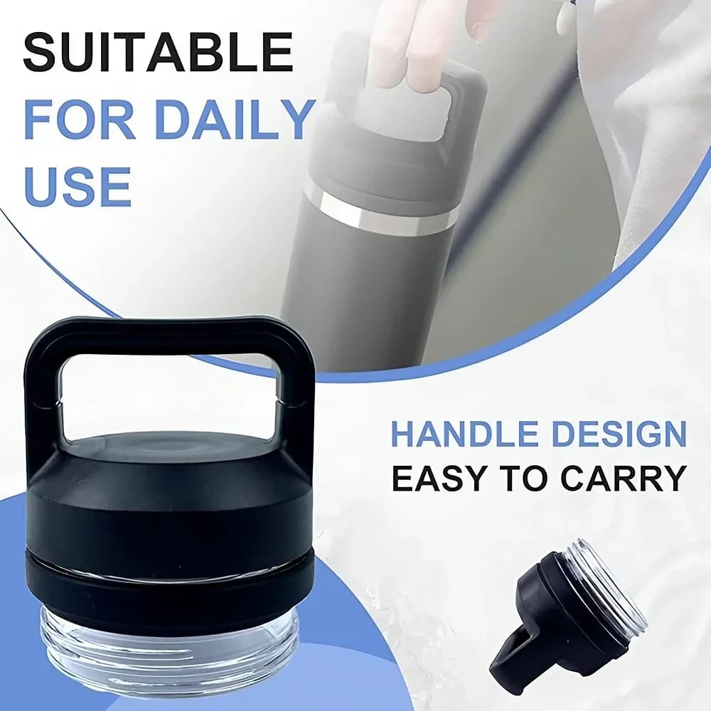 Tapa de repuesto Rambler Chug de 1, 2 o 3 unidades, compatible con modelos YT de 18oz, 26oz, 36oz, 64oz - accesorio para tapa de vaso deportivo