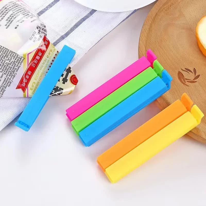 5-30pcs clips de sellado coloridos, pinza selladora para bolsas de snacks, a prueba de humedad y conservación de frescura, accesorio de cocina reutilizable para bolsas de plástico