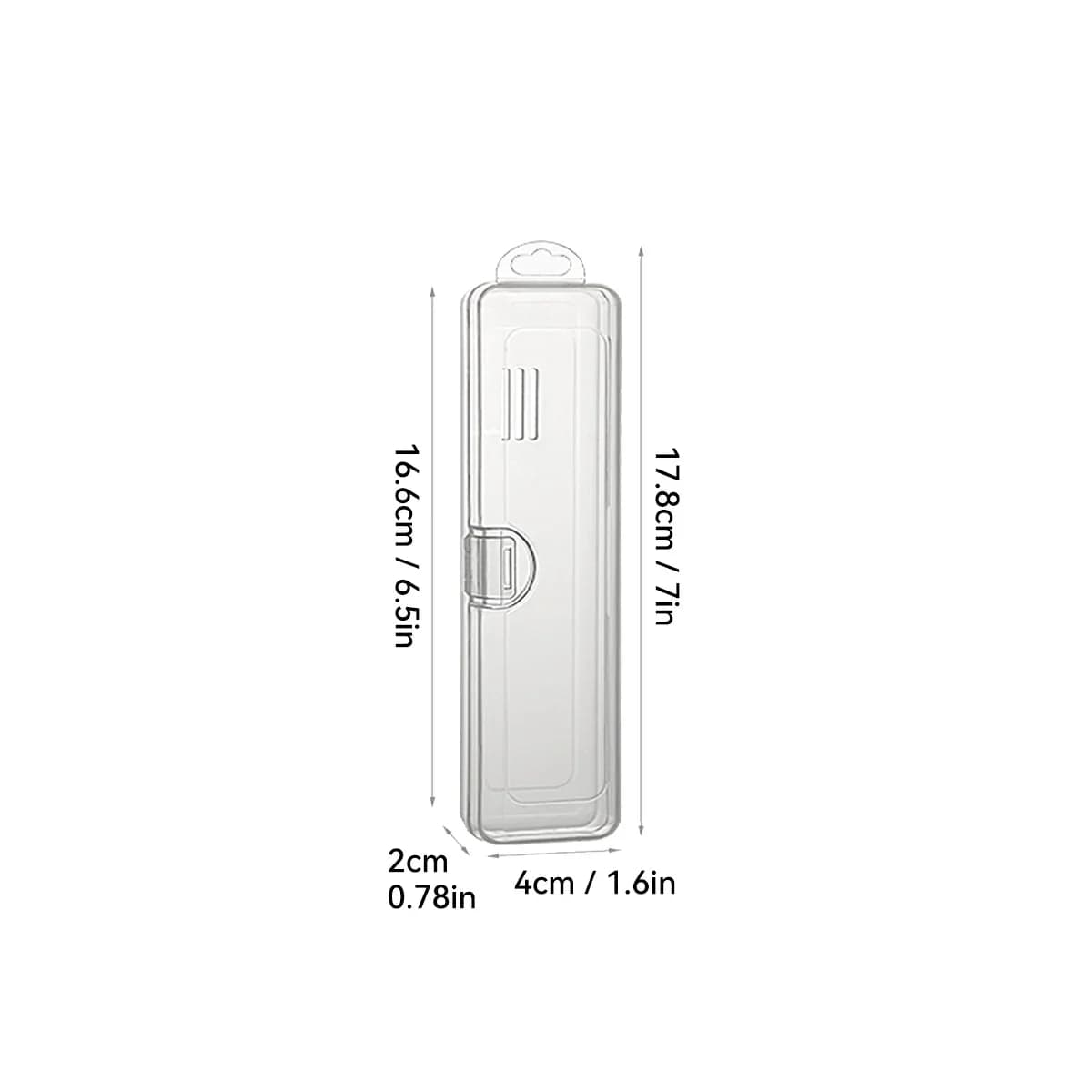 Caja portátil transparente para cubiertos Caja de almacenamiento para cubiertos de viaje con tapa abatible a prueba de polvo para palillos, tenedores y cucharas