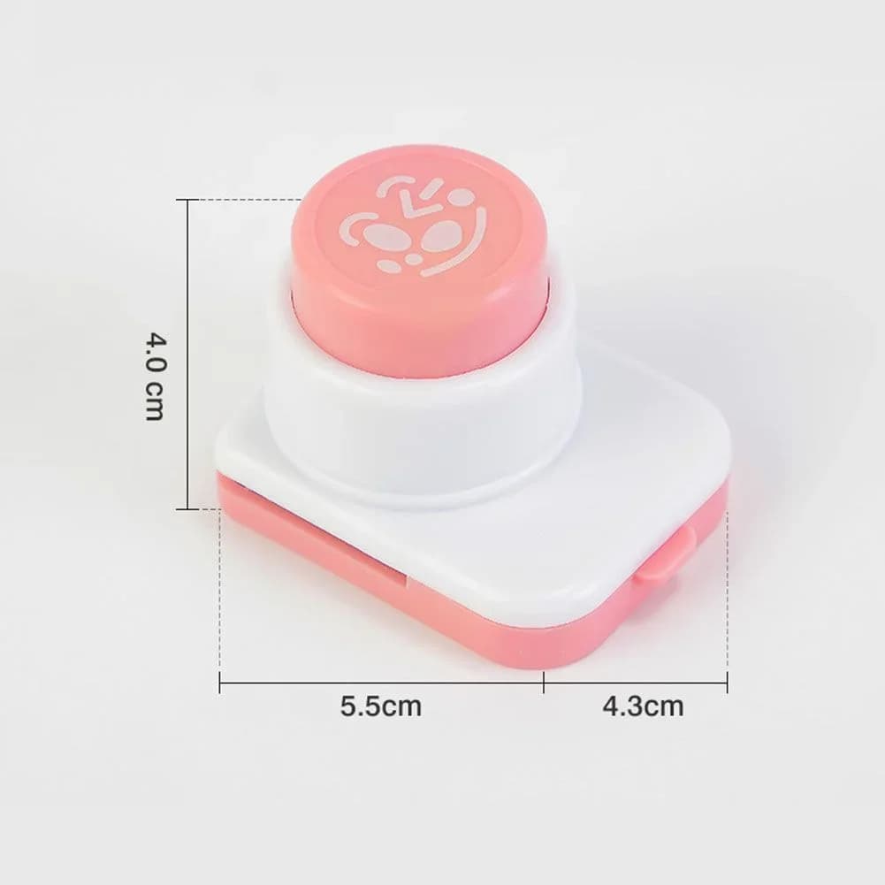 Cortador DIY de nori, moldes para bolas de arroz, cara sonriente, molde de arroz estilo caricatura, molde de onigiri, dispositivo de estampado, molde para sushi, decoración de bento