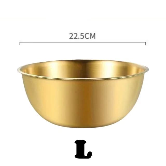 Juego de 1 a 3 cuencos de acero inoxidable con escala para cocinar, hornear y guardar alimentos; cuencos mezcladores de gran capacidad para el hogar y la cocina