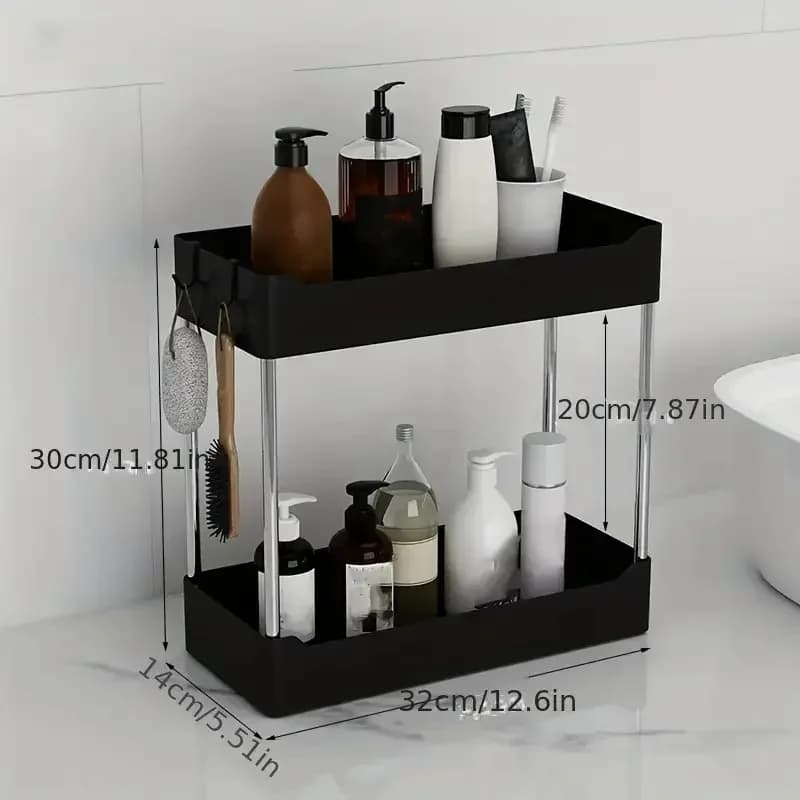 Estante de almacenamiento para especias de cocina de 1 pieza, multifuncional, de encimera, organizador de condimentos de varios niveles, esquina, para cocina