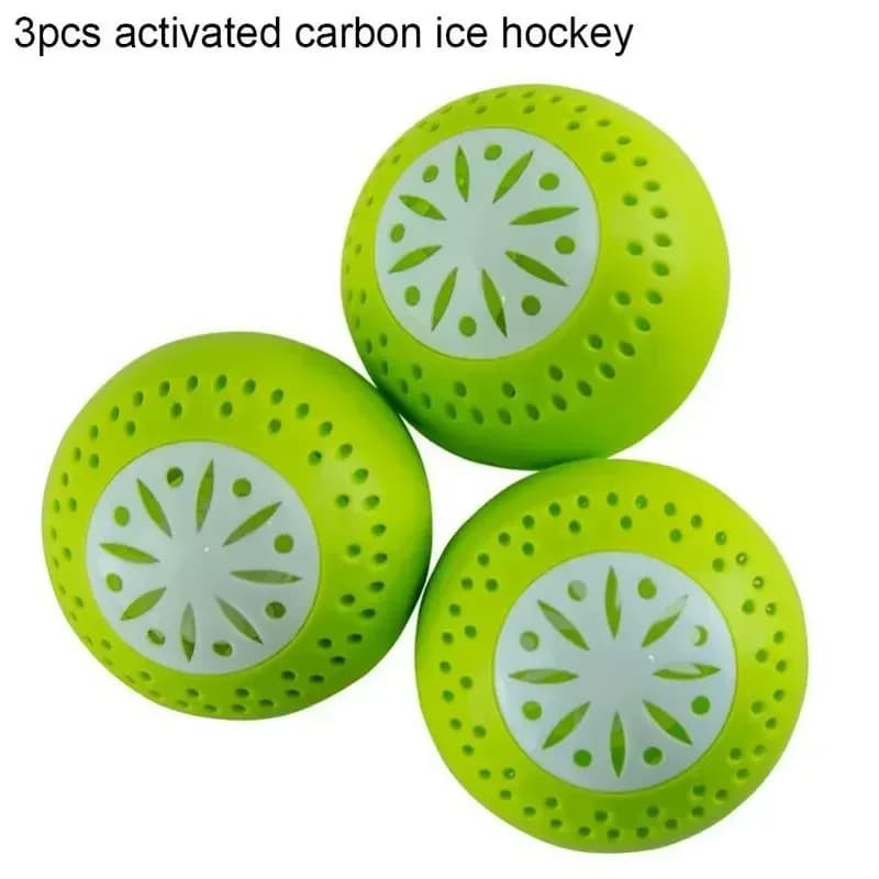 Desodorante para refrigerador de 3 piezas/juego, bolas eliminadoras de olores con carbón activo, producto de limpieza doméstica para cocina