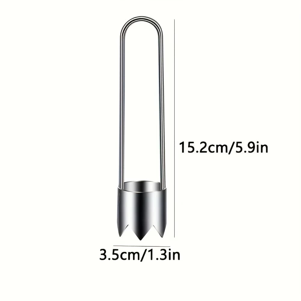 Herramienta descorazonadora de acero inoxidable de 1/2/3 piezas - para frutas y verduras como manzanas, pimientos, tomates | extracción fácil del corazón | duradera